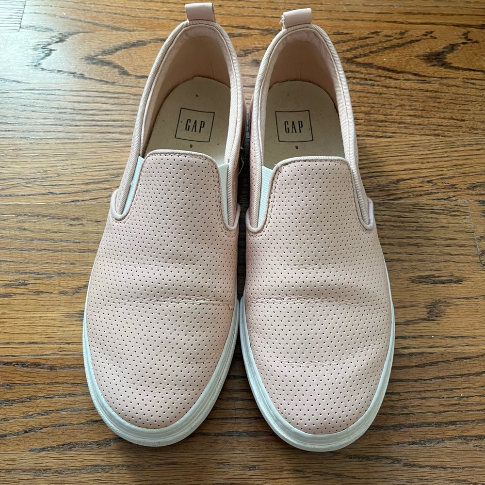 GAP Blush Pink Perforated Slip-On Shoes